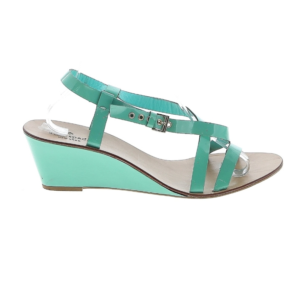 kate spade Green Wedge Sandals